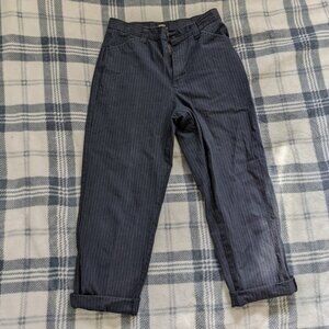 High waisted Riders Casuals pinstriped pants